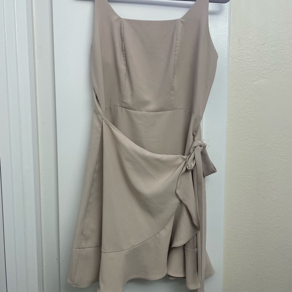 Elegant Beige Dress
